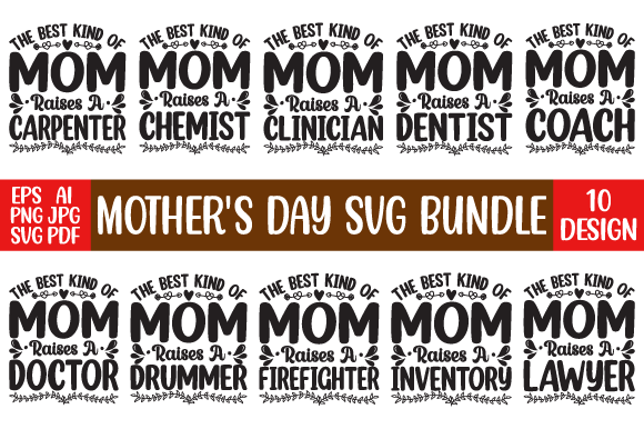 Discover the Versatility of the Mother’s Day SVG T-Shirt Design Bundle
