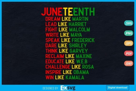 Dream Like Leader Juneteenth Black Pride