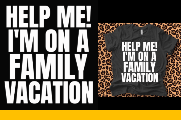 Family Vacation Funny Sarcastic: The Perfect Design for Your DIY and Handmade Projects