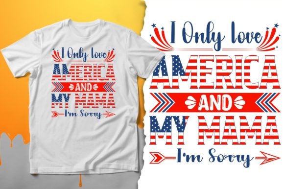 Fourth of July Premium T-Shirt Design: A Versatile Asset for Creative Projects