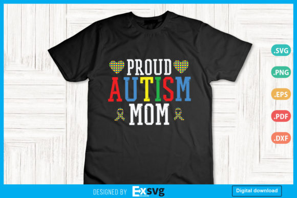 Proud Autism Mom Autistic Svg: A Versatile Design for Creative Expression and Awareness