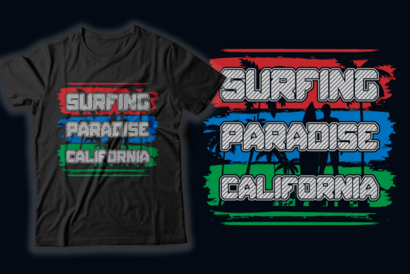 Surfing Paradise California T Shirt: A Versatile Design for Every Use